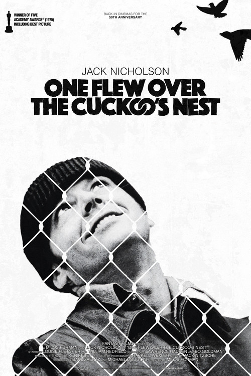 One Flew Over the Cuckoo's Nest (1975) - Movie Poster